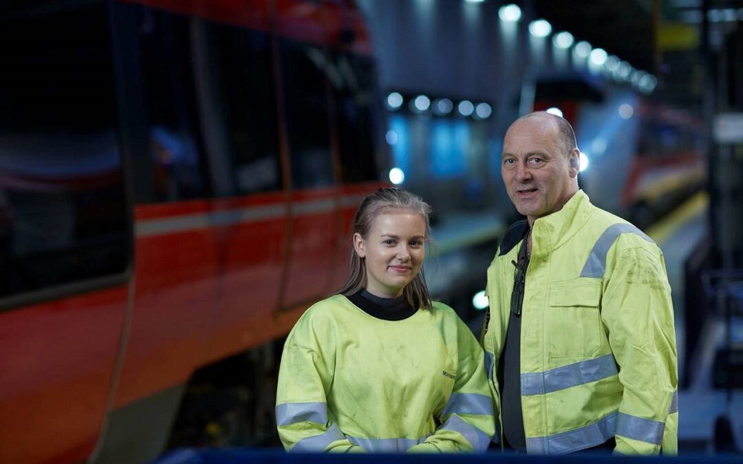 Mantena med fornøyde kunder