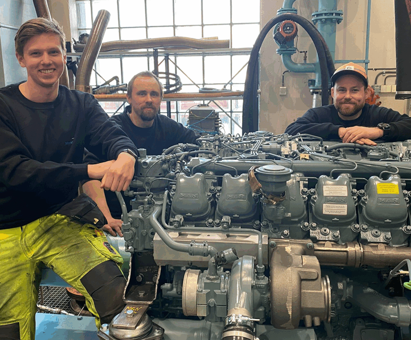 Mantena med leveranse på bygging av motorer for AB Transitio